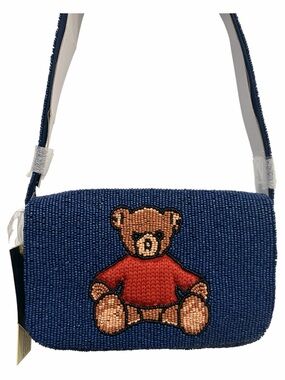 NWT: *Viral* Teddy Bear Beaded Bag 🧸 From India to You 🧸